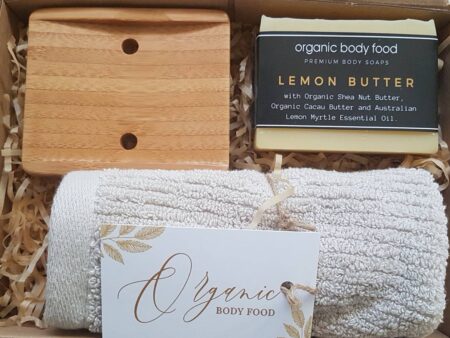 Organic Brown Soap Gift Box Contents